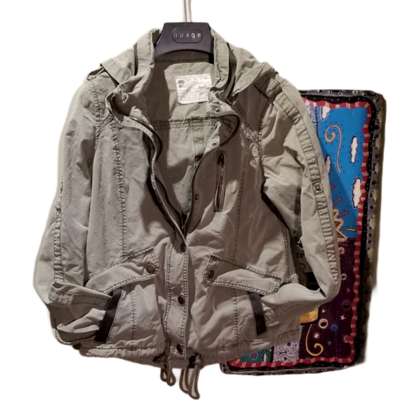 GARAGE Wmns Khaki Cargo Jacket (Size XS) - Picture 14 of 15